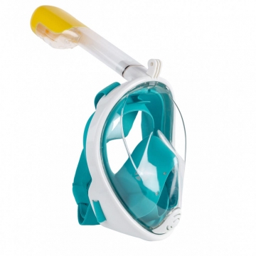 Snorkelēšanas sejas maska (niršanas maska) S/M zaļa/tirkīza