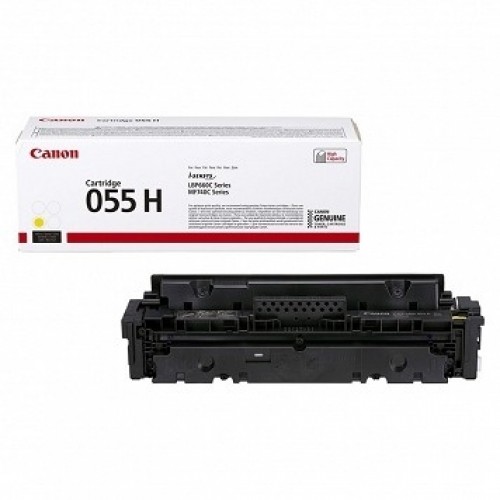 Canon Toner CLBP Cartridge 055H Yellow 3017C002 image 1