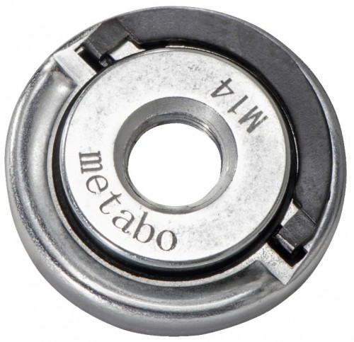 Flange nut, M14, for all single hand angle grinders, Metabo image 1