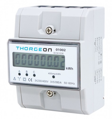 Thorgeon ENERGY METER 3 Phase 80A – 01002 Elektroenerģijas skaitītājs image 1