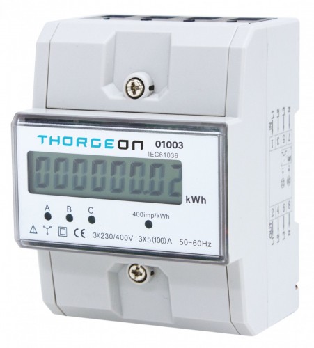 Thorgeon ENERGY METER 3 Phase 100A – 01003 Elektroenerģijas skaitītājs image 1