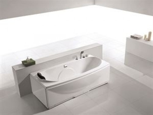 Vento Акриловая ванна со смесителем 1600x765x580, правая image 1