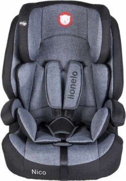 Lionelo Nico  Art.109342 Black/Grey  Autosēdeklītis 9-36 kg, Grupa 2/3