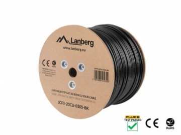Lanberg FTP stranded cable CU OUTDOOR, cat. 5e, 305m, Black