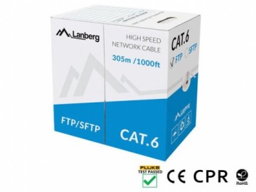 Lanberg FTP stranded cable CU, cat. 6, 305m, gray