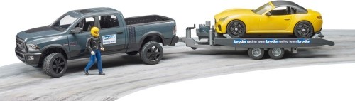 BRUDER auto RAM 2500 Power Wagon with trailer, 2504 image 1