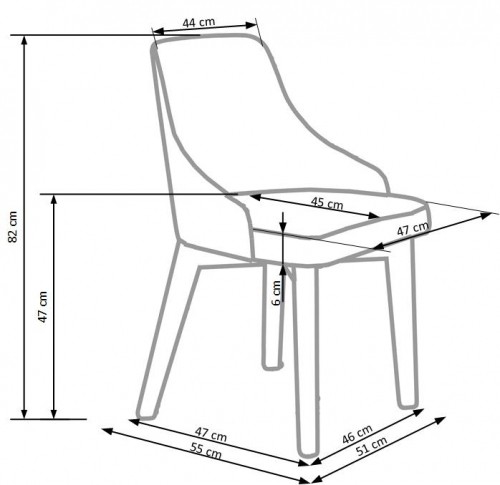 TOLEDO chair, color: white image 2