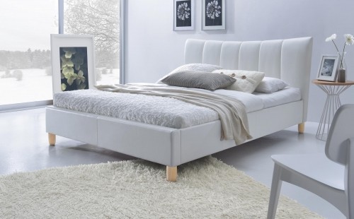 SANDY bed, color: white image 1