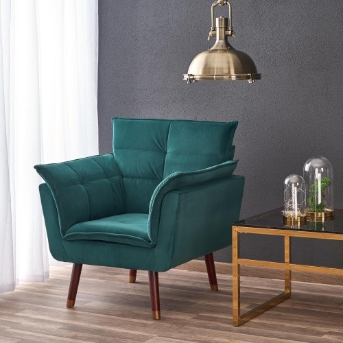 REZZO leisure chair, color: dark green image 1