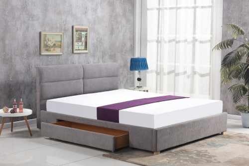MERIDA bed, color: light grey image 1