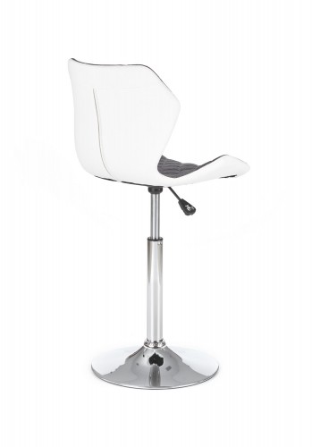 MATRIX 2 bar stool, color: white / grey image 2