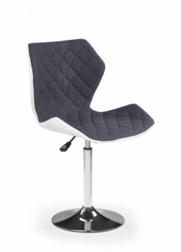 MATRIX 2 bar stool, color: white / grey