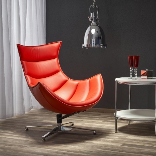 LUXOR leisure chair, color: red image 1