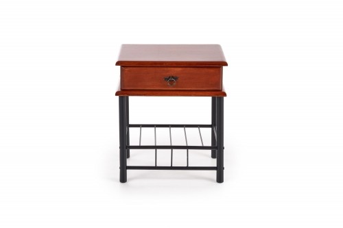 FIONA night stand color: ant cherry/black image 5