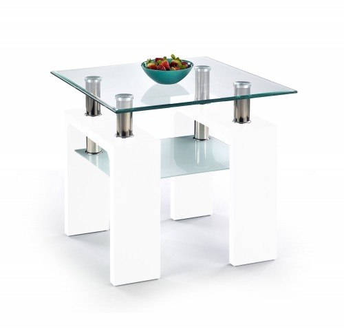 DIANA H KWADRAT coffee table color: white image 1