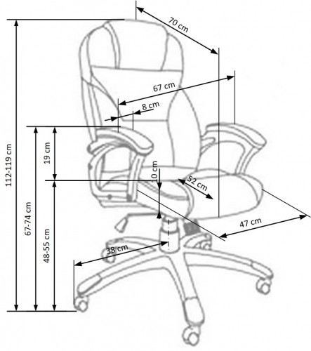 DEMSOND chair color: grey image 2