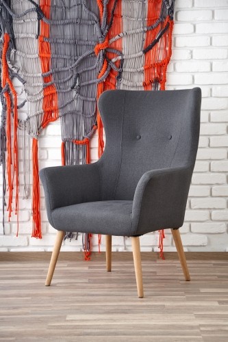 COTTO leisure chair, color: dark grey image 2