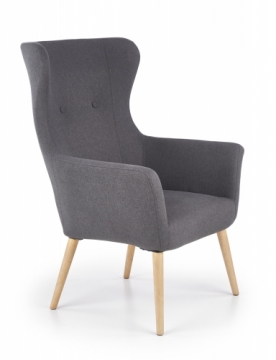 COTTO leisure chair, color: dark grey