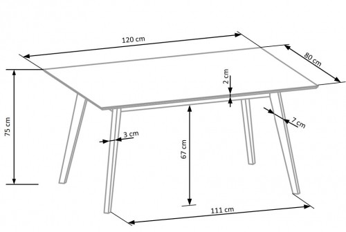CORDOBA table + 4 chairs image 3