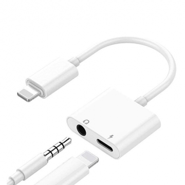 Lightning to 3.5 mm Headphone Jack Adapter (double)