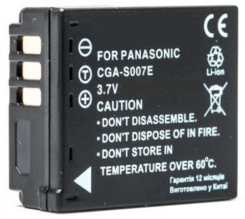 Panasonic, battery CGA-S007 image 1