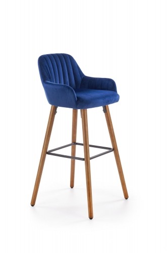 H93 bar stool, color: dark blue image 1