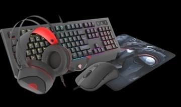 Genesis Cobalt 330 RGB Keyboard + Mouse + Headphones + Mousepad