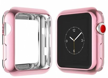 Dux Ducis Premium Silikona Maciņš Priekš Apple Watch 4 40 mm Rozā + Dāvana