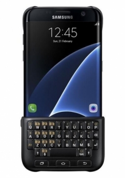 Samsung EJ-CG928MBEDGE Keyboard Cover Oriģināls Maks ar Klaviatūru priekš Samsung G928 Galaxy S6 Edge Plus Melns
