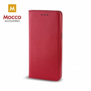 Mocco Smart Magnet Book Case Grāmatveida Maks Telefonam Nokia 6 Sarkans