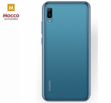 Mocco Ultra Back Case 0.3 mm Aizmugurējais Silikona Apvalks Priekš Huawei Y6 (2019) / Huawei Y6 Prime (2019) Caurspīdīgs