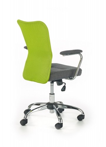 ANDY chair color: grey/lime green image 2