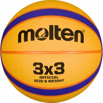 Баскетбольный мяч для тренировок MOLTEN B33T2000 FIBA 3x3 резиновый размер 6