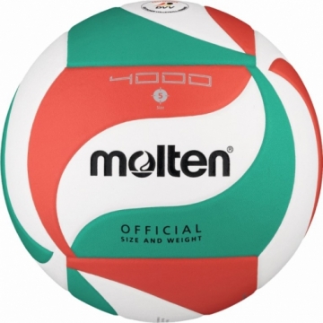 Volleybal ball competition MOLTEN V5M4000-X, synth. leather size 5