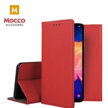 Mocco Smart Magnet Book Case Grāmatveida Maks Telefonam Samsung A207 Galaxy A20S Sarkans