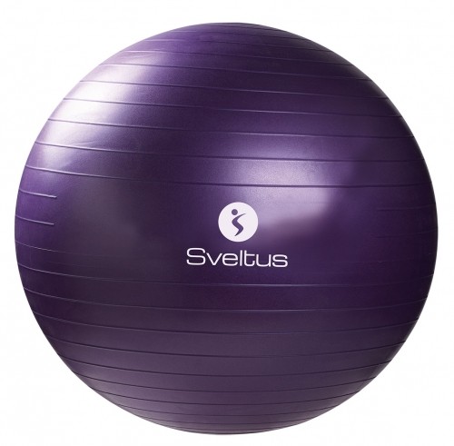 Gym ball SVELTUS Anti burst 75 cm, violet + box image 1