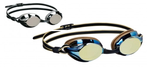 Swimming goggles BECO Competition UV antifog 9933 asort. silver, gold image 1