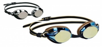 Swimming goggles BECO Competition UV antifog 9933 asort. silver, gold