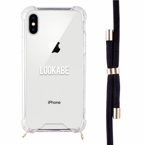 Lookabe Necklace iPhone Xs Max gold black loo005 image 4