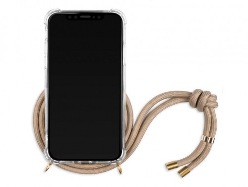 Lookabe Necklace iPhone Xs gold nude loo008 image 1