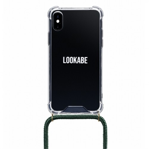 Lookabe Necklace iPhone X/Xs gold green loo013 image 1