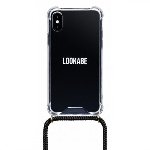 Lookabe Necklace iPhone X/Xs gold black loo003 image 1