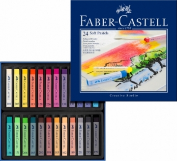Faber-castell Pasteļkrītiņi Faber Castel 24 krāsas