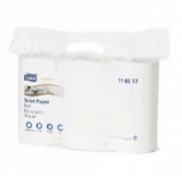 Tualetes papīrs Tork 110317 Premium Extra Soft T4, balts, 3 slāņi, 35 m, 248 lapas, 6 ruļļī