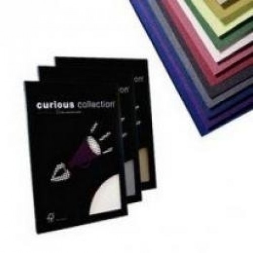 Tekstūrpapīrs Curious Translucent A4, 100g/m2, 50 loksnes, red lacquer image 1