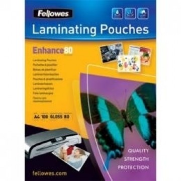 Laminēšanas plēve Fellowes 80mic, A5, 100pk (P)