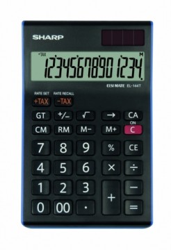 Galda kalkulators Sharp SH-EL144TBL melns