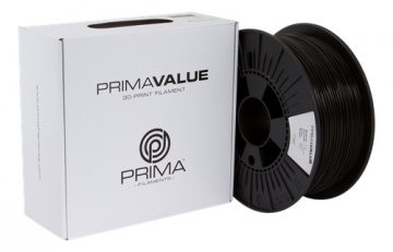 3D PLA filament Prima 1.75mm, 1kg reel, 335m, black / 10561
