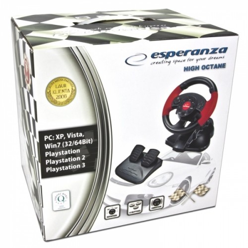 Gaming Steering Wheel With Pedals Esperanza EG103 image 4