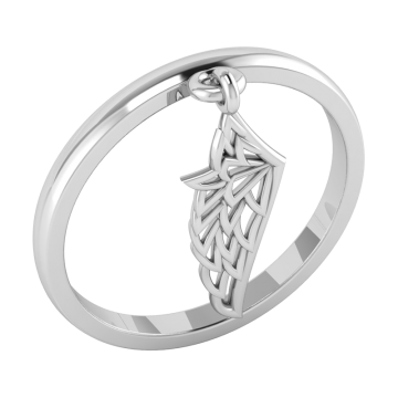 Кольцо серебряное 925 0200010-F 15.5 mm